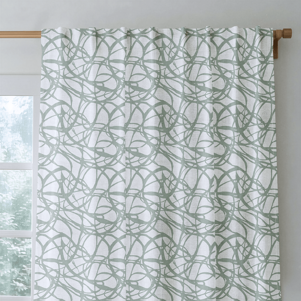 Faircrest Sketch - Curtain Panel - The Drapery