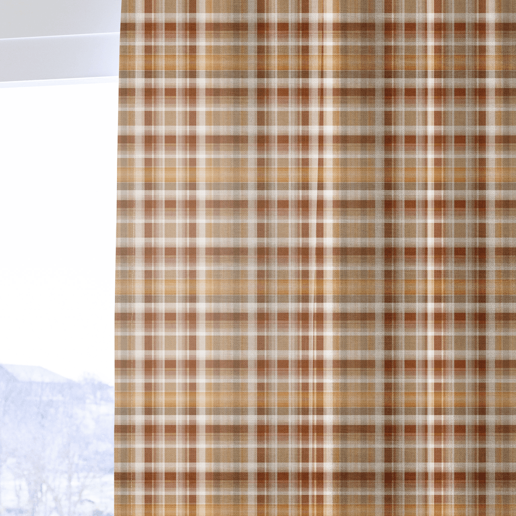 Falltime Plaid - Curtain Panel - The Drapery