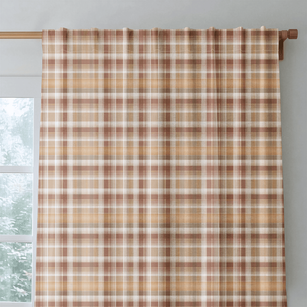 Falltime Plaid - Curtain Panel - The Drapery