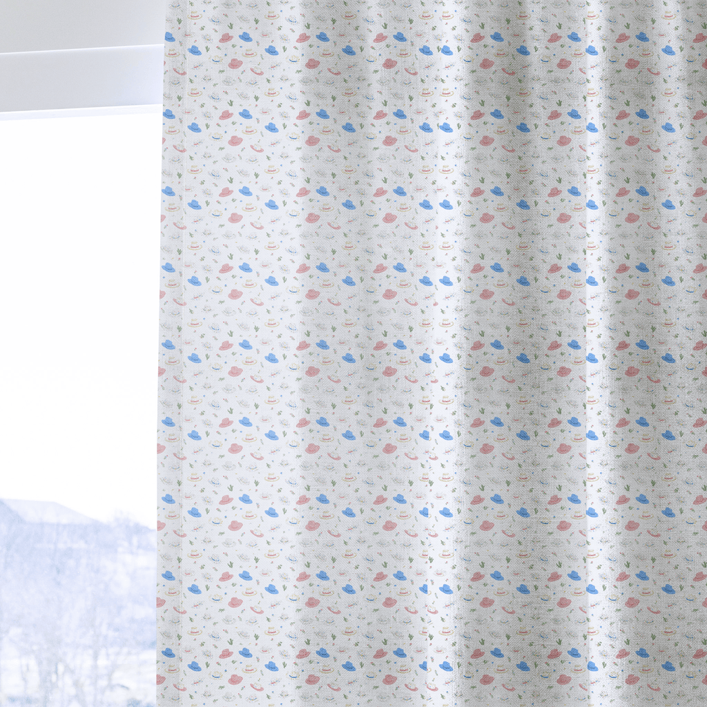 Fancy Cowboy Hats - Curtain Panel - The Drapery