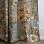 Farmhouse Blooms - Curtain Panel - The Drapery