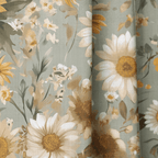 Farmhouse Blooms - Curtain Panel - The Drapery