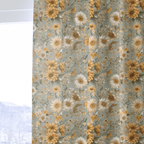 Farmhouse Blooms - Curtain Panel - The Drapery
