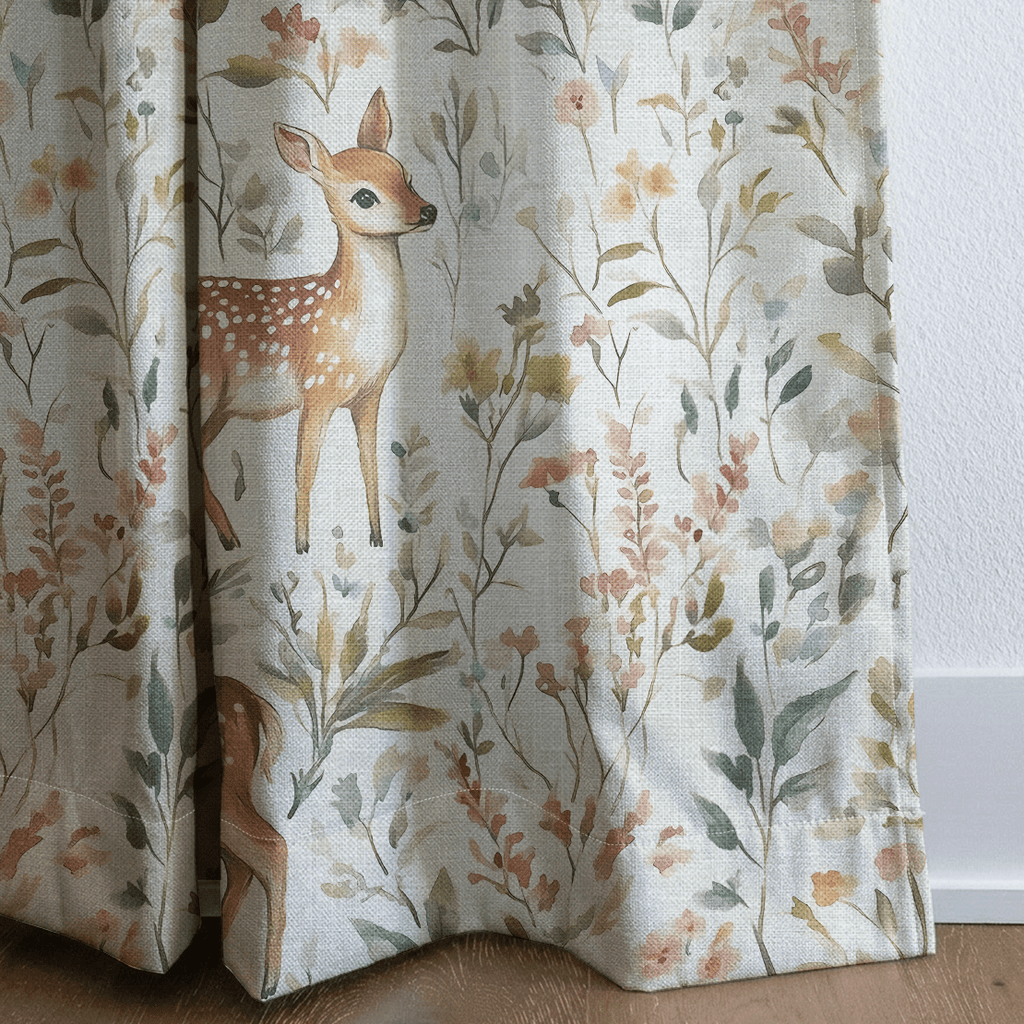 Fawn Meadow - Curtain Panel - The Drapery