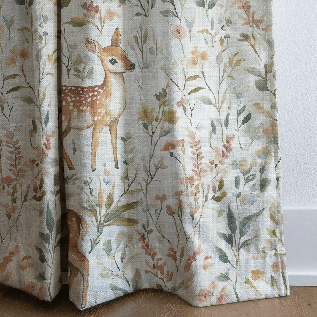 Fawn Meadow - Curtain Panel - The Drapery