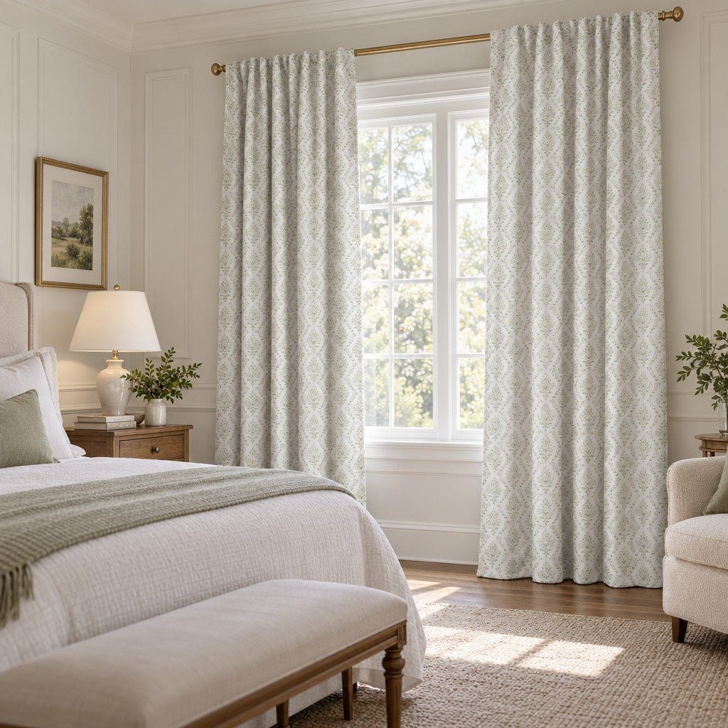 Feathered Marguerite - Curtain Panel - The Drapery
