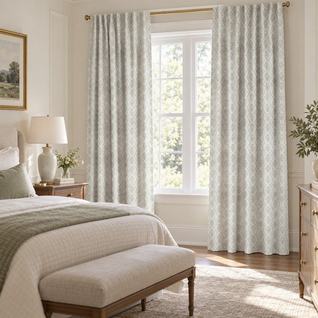 Feathered Marguerite - Curtain Panel - The Drapery