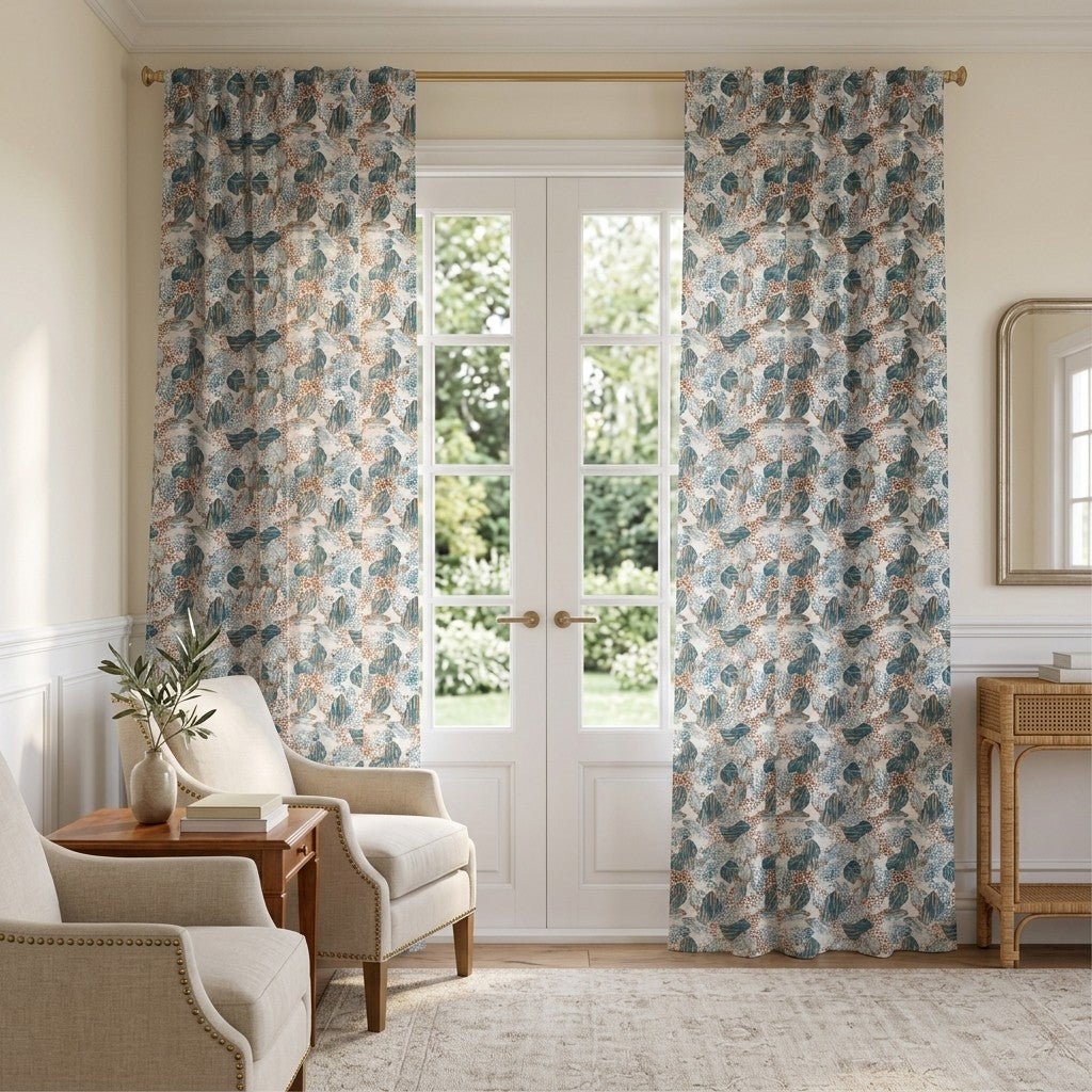 Fern Spots - Curtain Panel - The Drapery