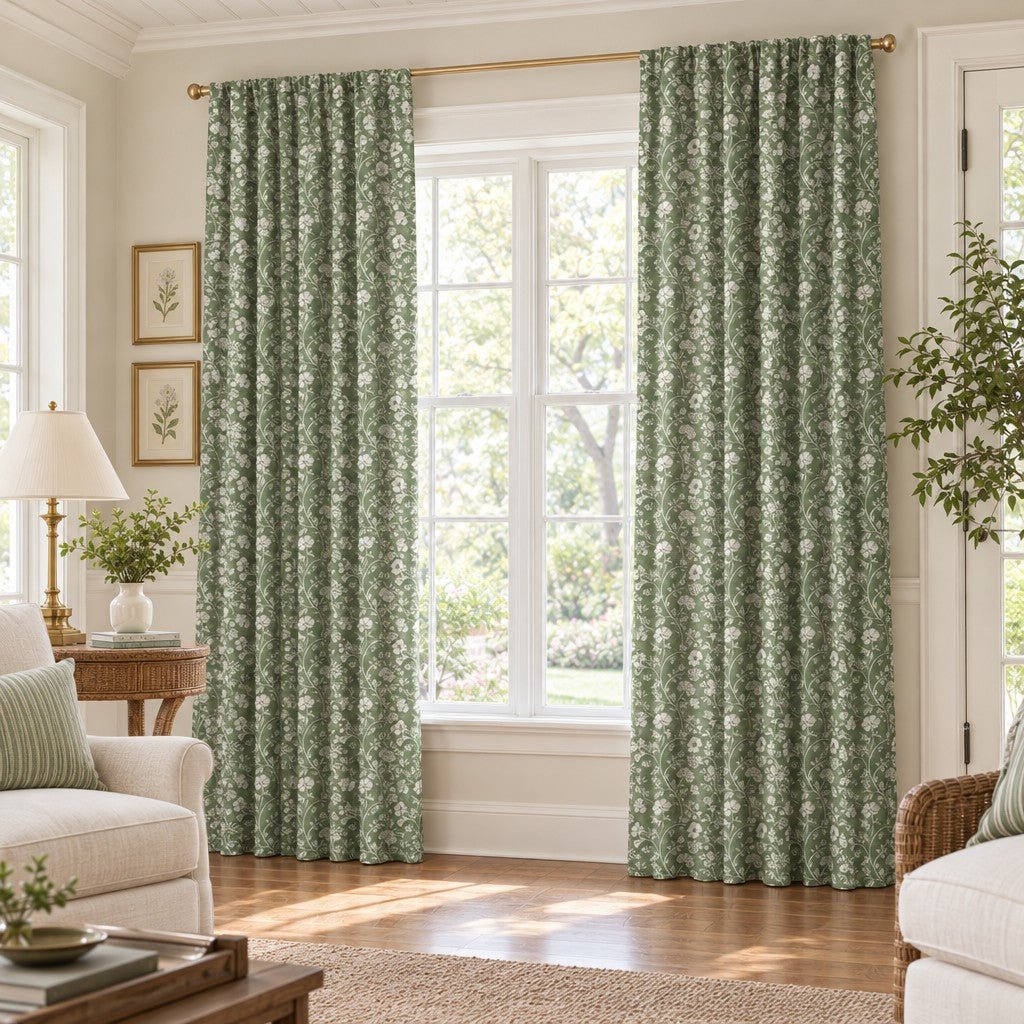 Fernhill Botanical - Curtain Panel - The Drapery