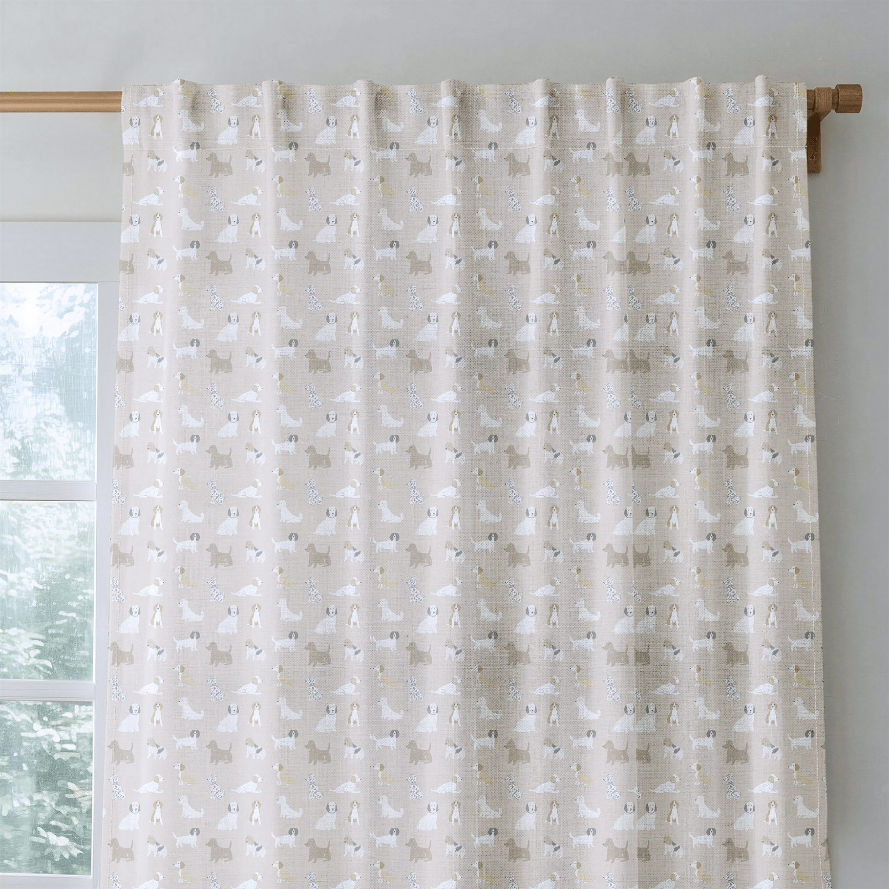 Fetch & Frolic - Curtain Panel - The Drapery