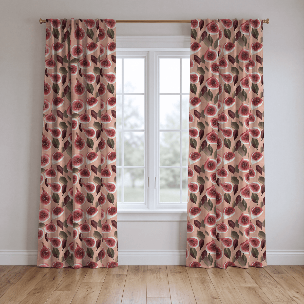 Fig Jam - Curtain Panel - The Drapery