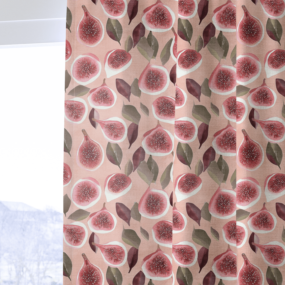 Fig Jam - Curtain Panel - The Drapery