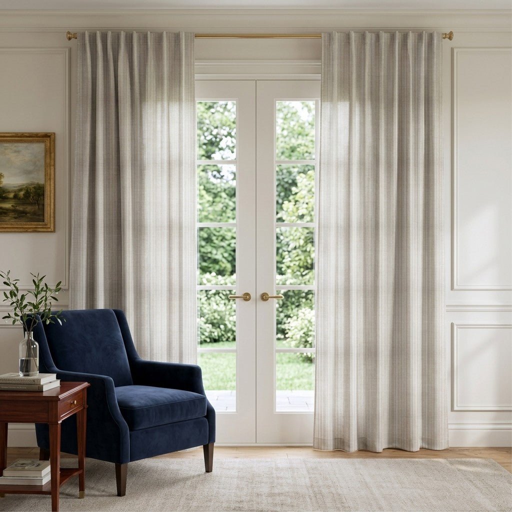 Finch Stripes - Curtain Panel - The Drapery
