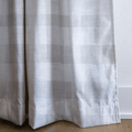 Finnegan Checked - Curtain Panel - The Drapery