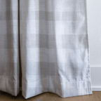 Finnegan Checked - Curtain Panel - The Drapery