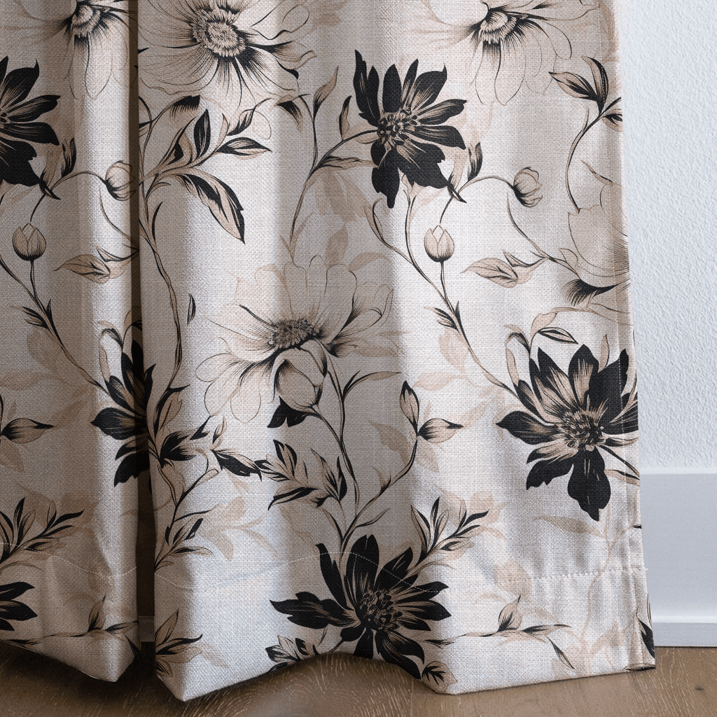 Fiona Floral - Curtain Panel - The Drapery