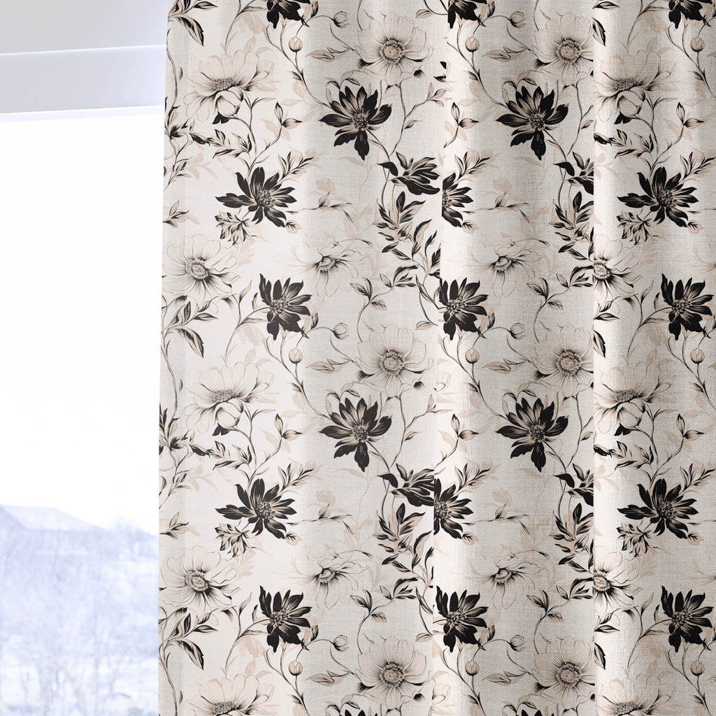 Fiona Floral - Curtain Panel - The Drapery