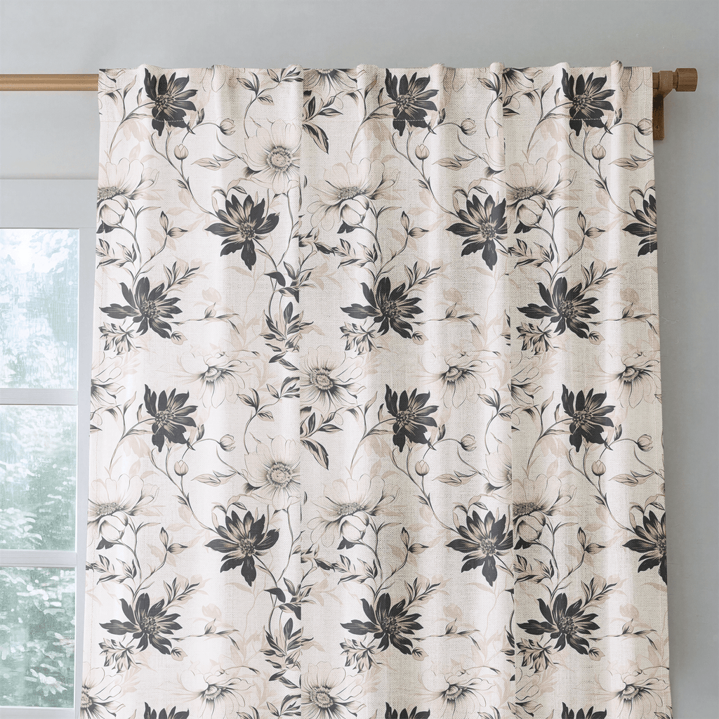 Fiona Floral - Curtain Panel - The Drapery