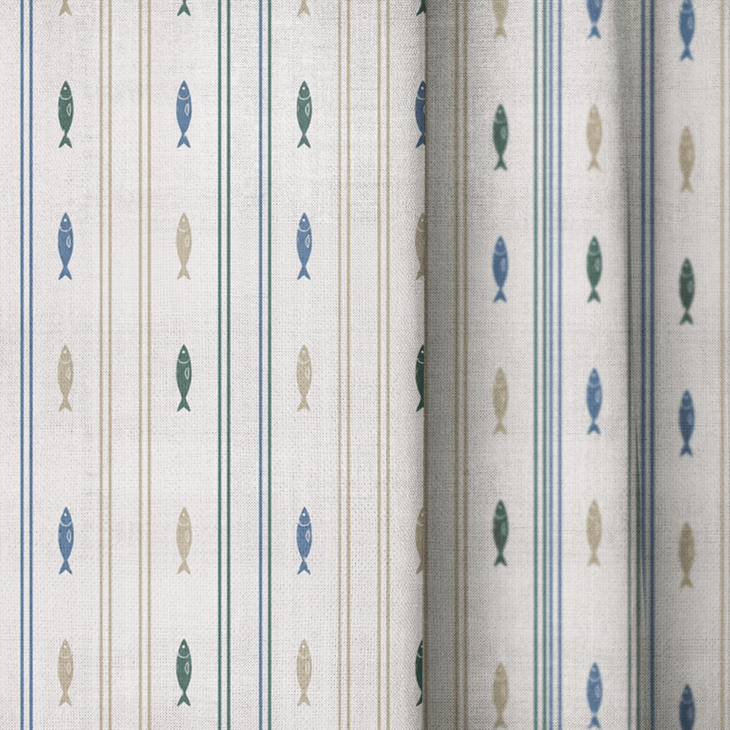 Fish Stripes - The Drapery