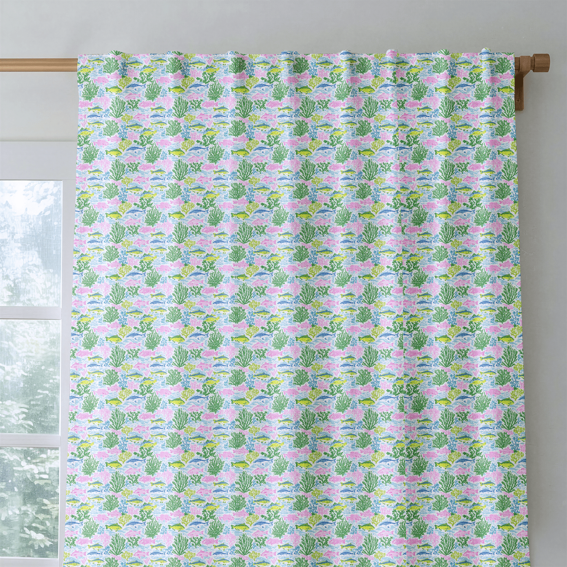 Fishy in the Sea - Curtain Panel - The Drapery