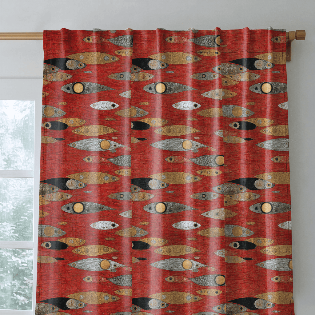 Floating - Curtain Panel - The Drapery
