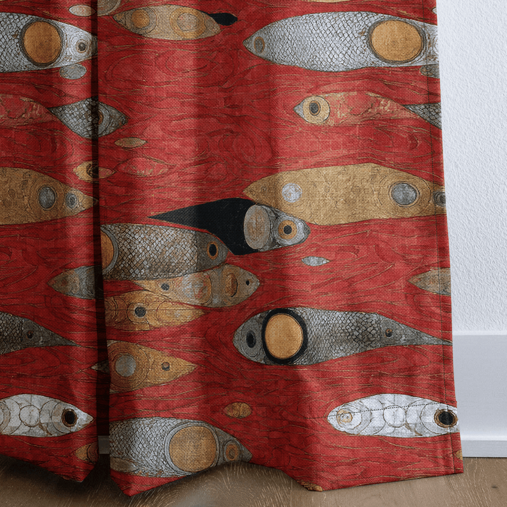 Floating - Curtain Panel - The Drapery