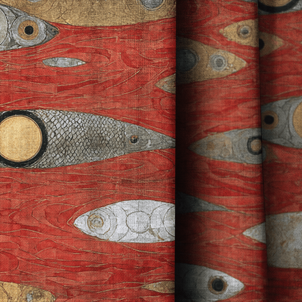 Floating - Curtain Panel - The Drapery