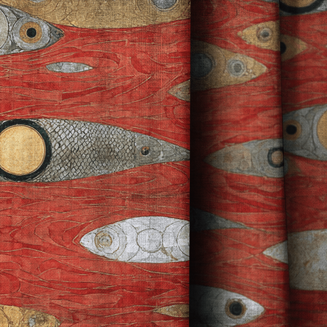 Floating - Curtain Panel - The Drapery