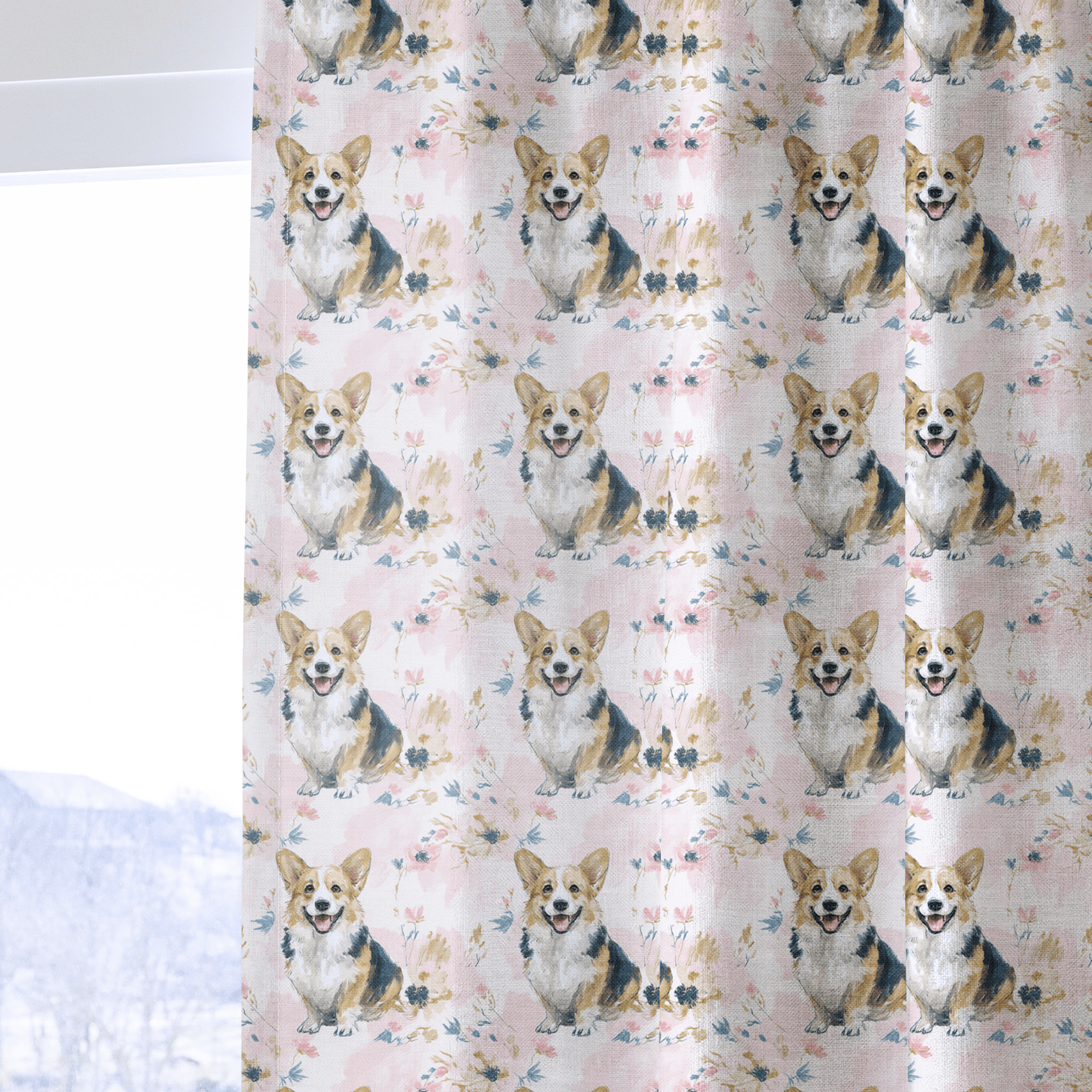 Floof Life - Curtain Panel - The Drapery