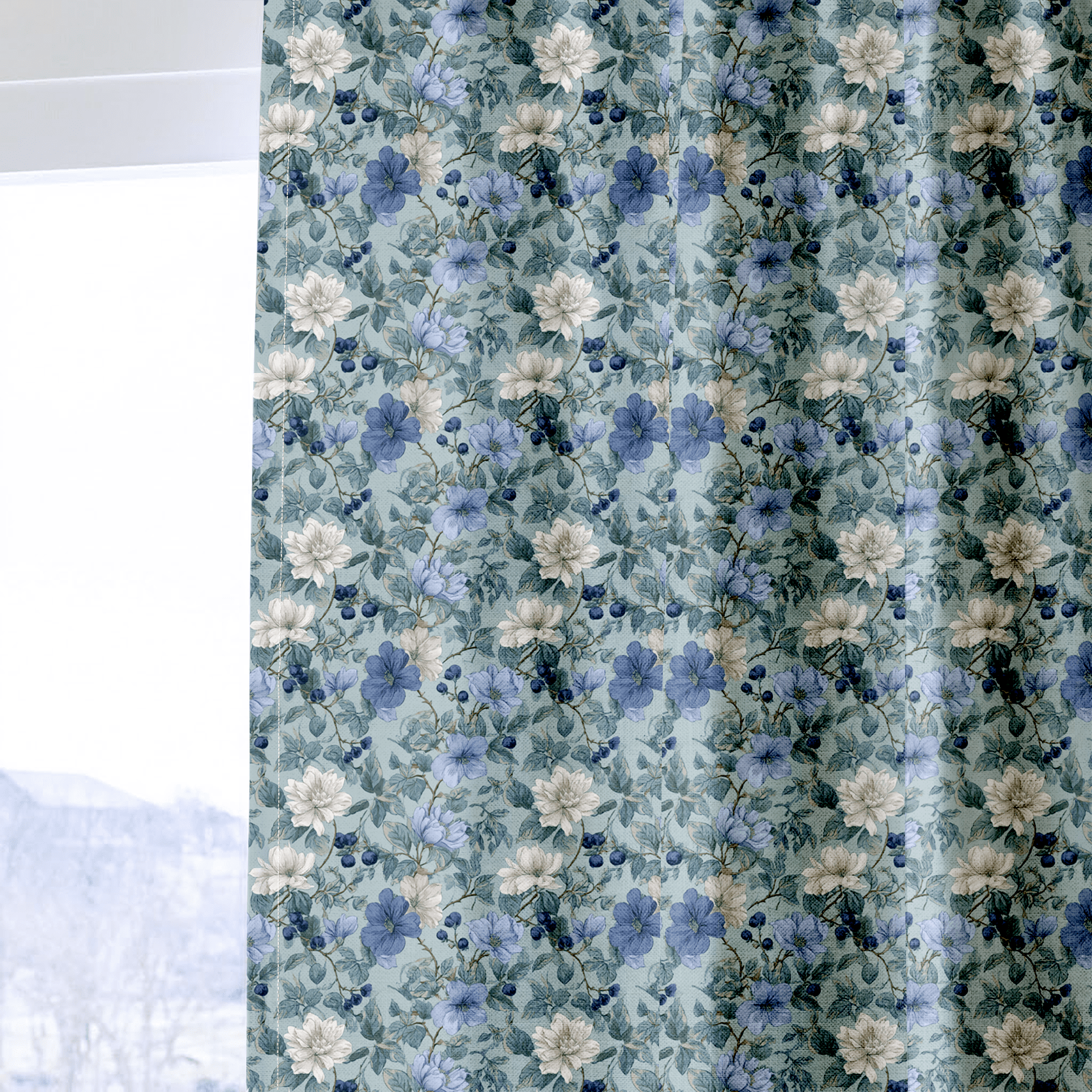 Flora - Curtain Panel - The Drapery
