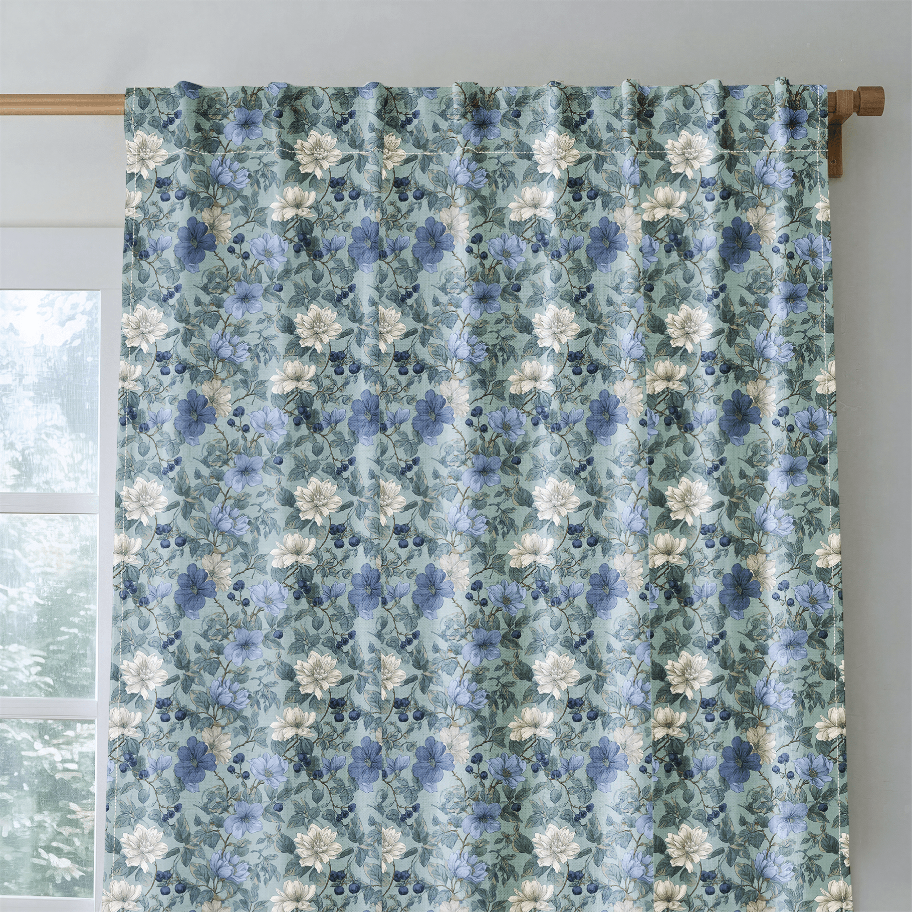 Flora - Curtain Panel - The Drapery