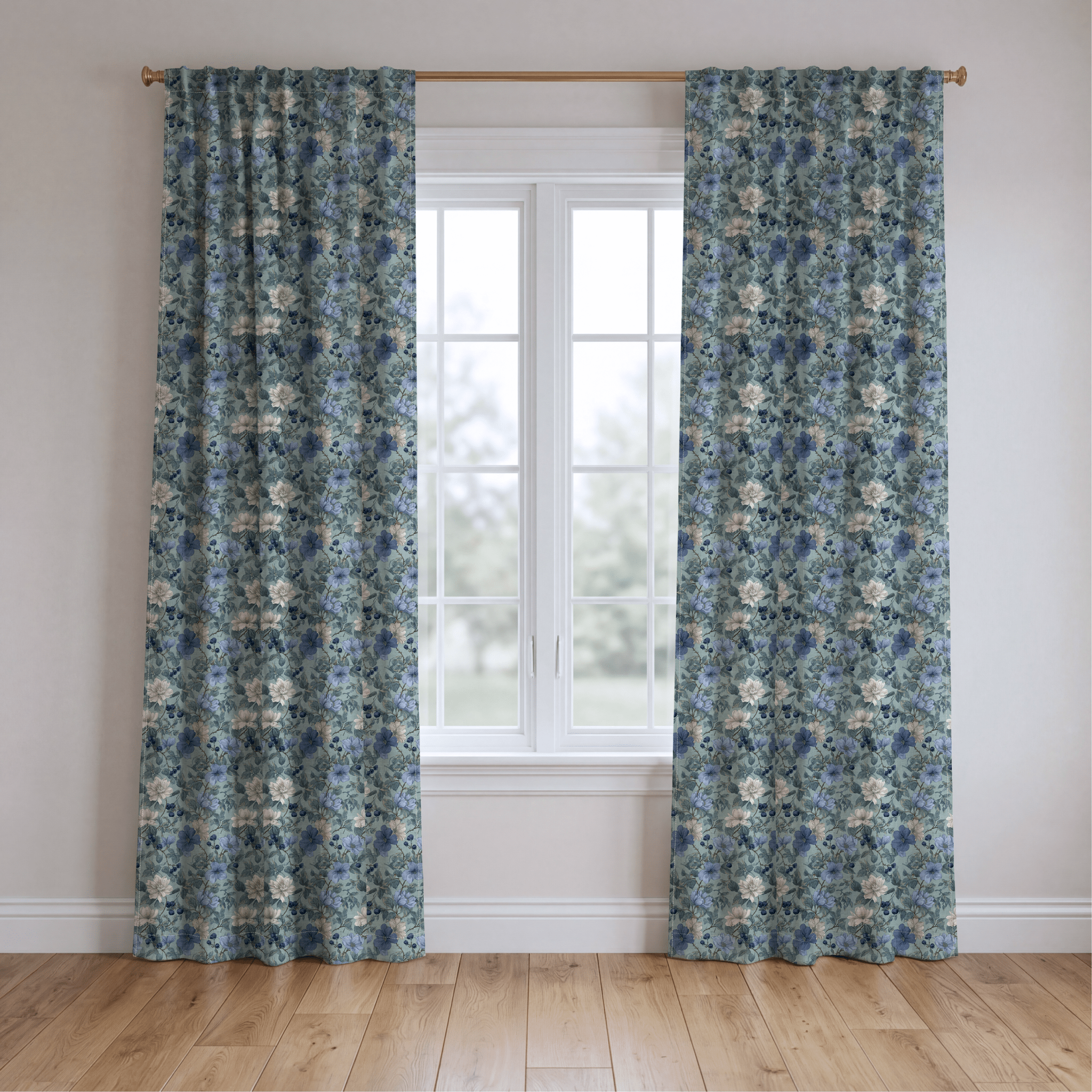 Flora - Curtain Panel - The Drapery