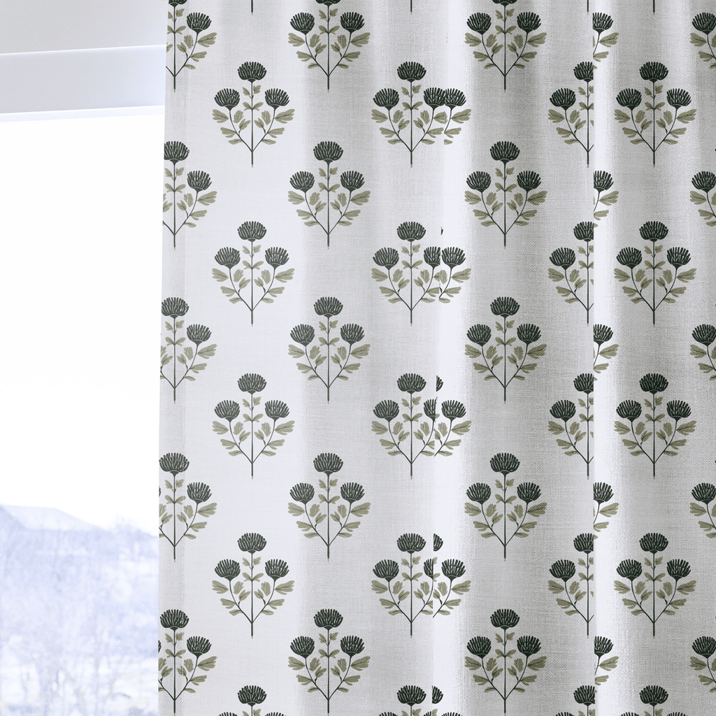 Flora Folk - Curtain Panel - The Drapery