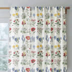 Flora Sketch - Curtain Panel - The Drapery