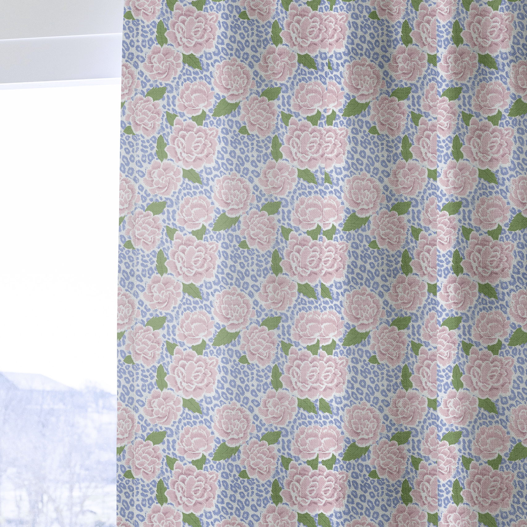 Florain Blossoms - Curtain Panel - The Drapery
