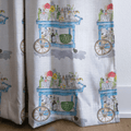 Floral Bar Cart - Curtain Panel - The Drapery