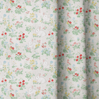Floral Bunnies - Curtain Panel - The Drapery