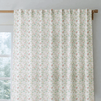 Floral Bunnies - Curtain Panel - The Drapery