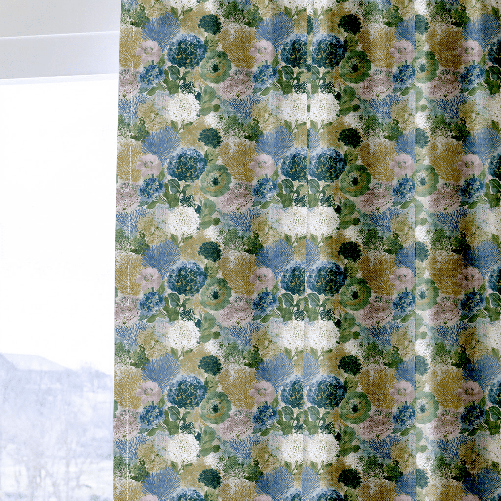 Floral Coast - Curtain Panel - The Drapery