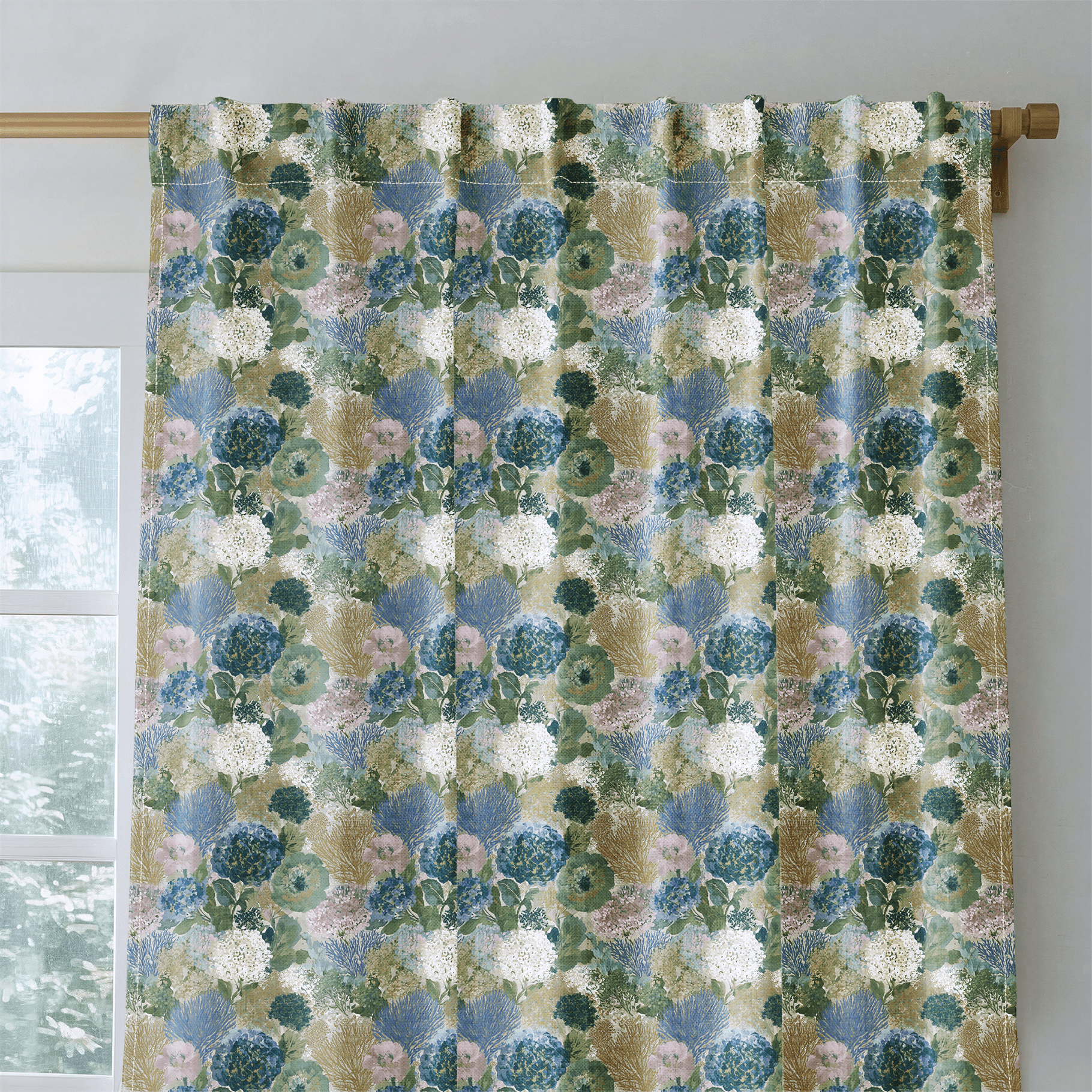 Floral Coast - Curtain Panel - The Drapery
