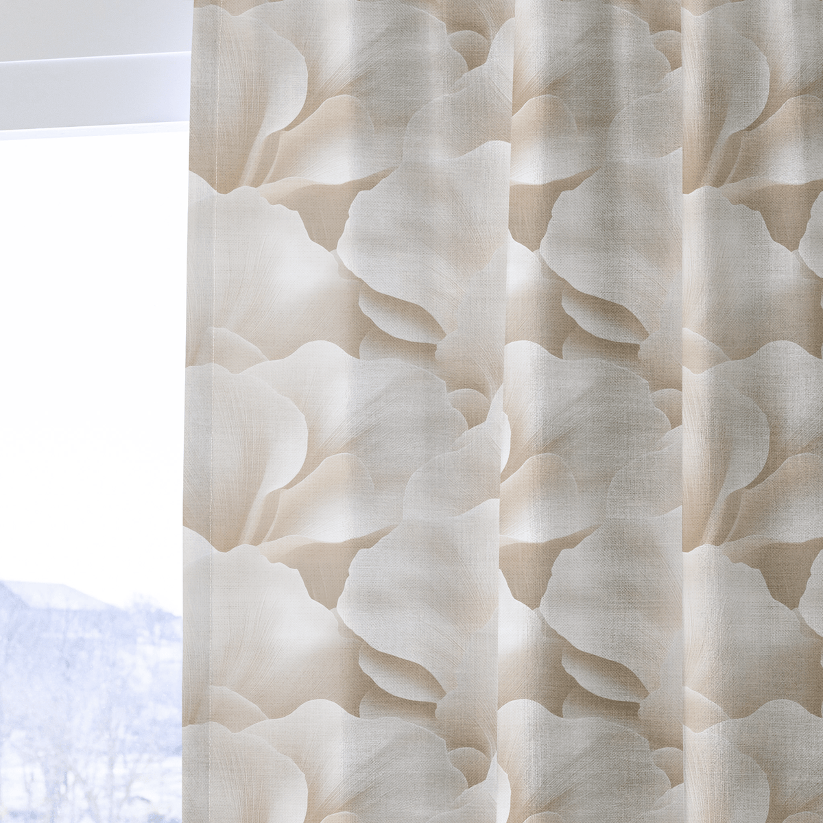 Floral Embrace - Curtain Panel - The Drapery