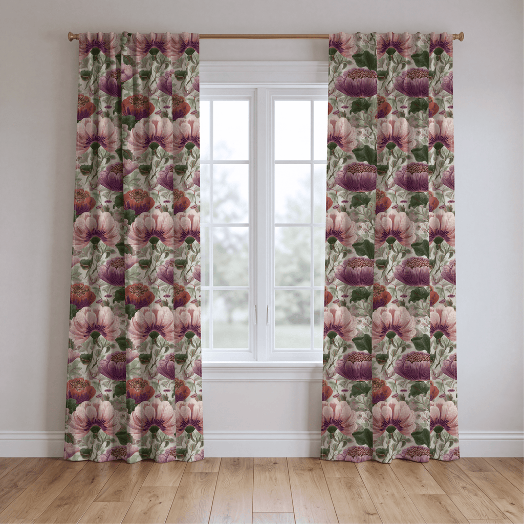 Floral Escape - Curtain Panel - The Drapery