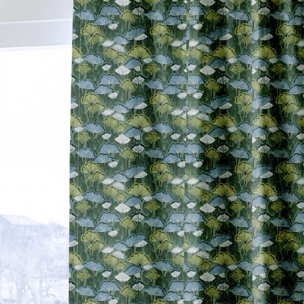 Floral Fan - Curtain Panel - The Drapery