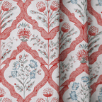 Floral Frames - Curtain Panel - The Drapery