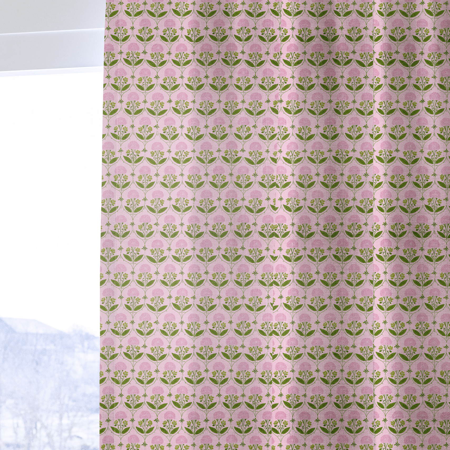 Floral Lane - Curtain Panel - The Drapery
