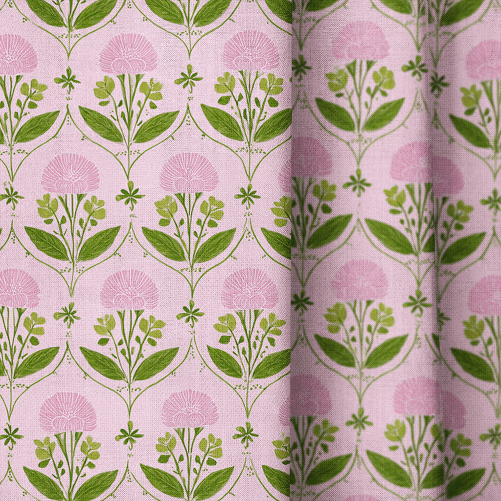 Floral Lane - Curtain Panel - The Drapery
