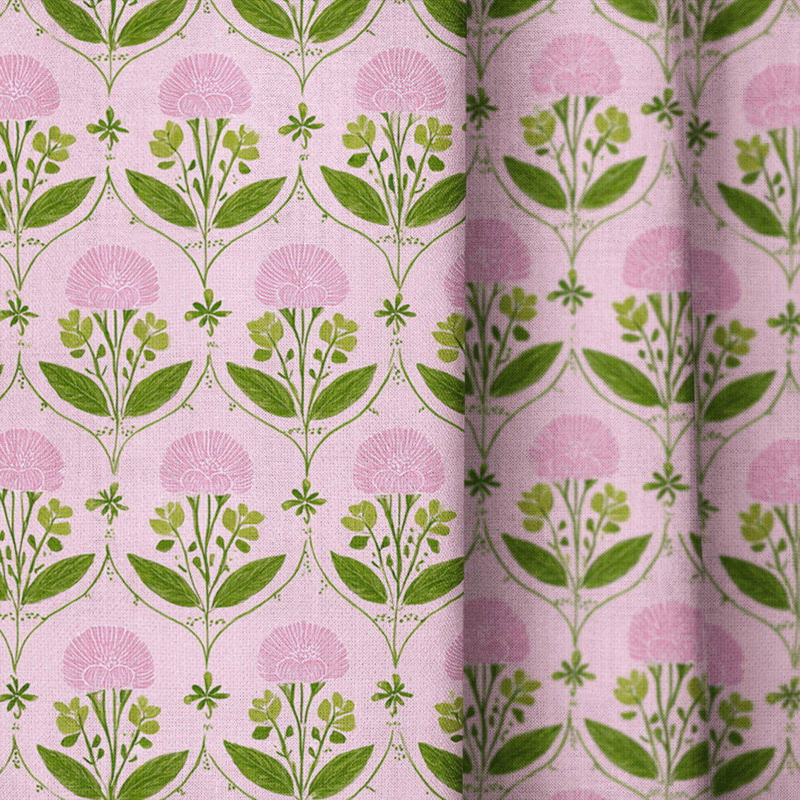 Floral Lane - Curtain Panel - The Drapery