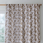 Flourish Brown - Curtain Panel - The Drapery