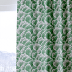 Flourish Green - Curtain Panel - The Drapery