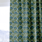 Flower Fans - Curtain Panel - The Drapery